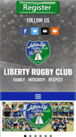 Mobile Screenshot of libertyrugby.org